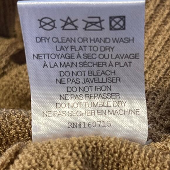 Ser.O.Ya NWT Mens Unisex Size Small Brown Hansen Knit Ribbed Drawstring Shorts - Picture 10 of 11